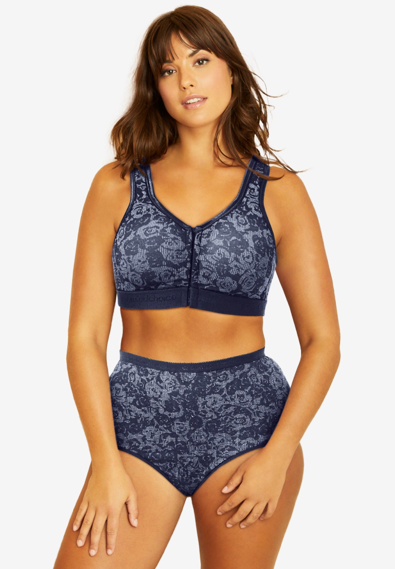 Wireless Front-Close Lounge Bra image number 0