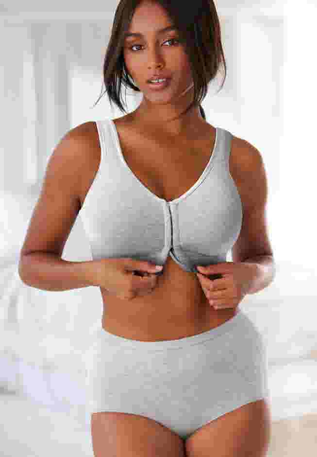 Wireless Front-Close Lounge Bra image number 6