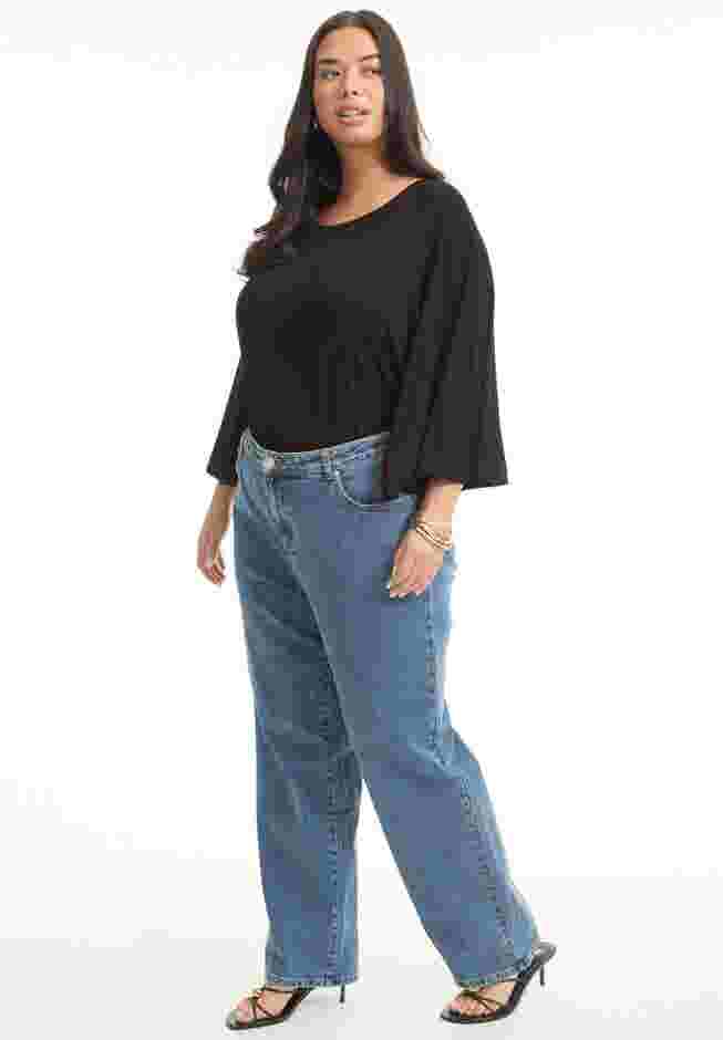 June Fit High-Rise Straight-Leg Stretch Jeans image number 2
