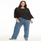 June Fit High-Rise Straight-Leg Stretch Jeans image number null