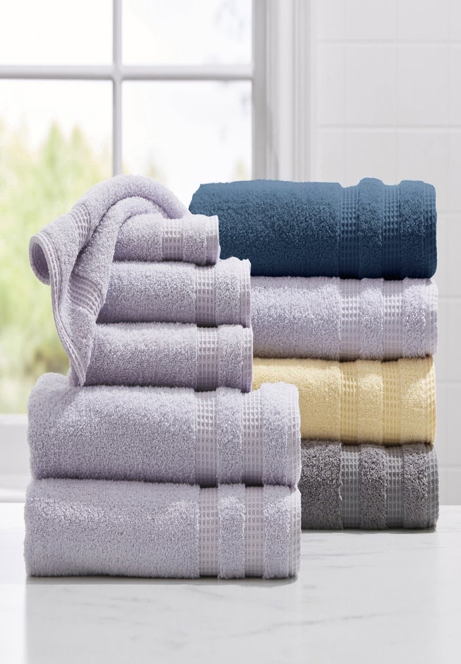 Waffle Quick Dry 6-PC Bath Set image number 1