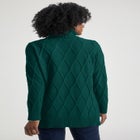Cable Turtleneck Sweater image number null