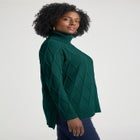 Cable Turtleneck Sweater image number null
