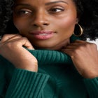 Cable Turtleneck Sweater image number null