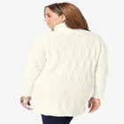 Cable Turtleneck Sweater image number null