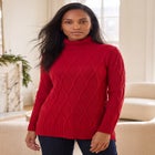 Cable Turtleneck Sweater image number 0