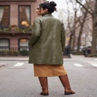 Leather Swing Coat image number 1