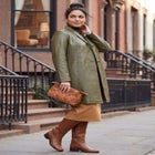 Leather Swing Coat image number 2