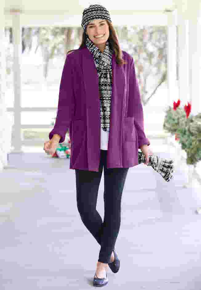 Microfleece Cardigan image number 1
