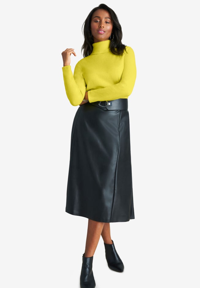 Cotton Cashmere Turtleneck image number 3