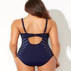 Deep V-Neck One Piece Swimsuit image number null