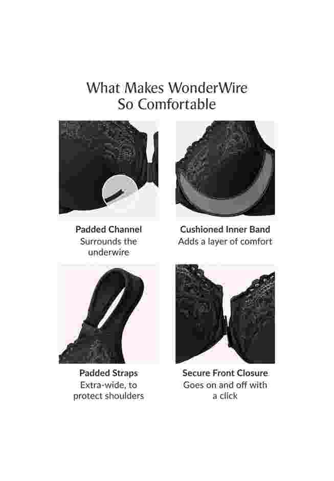 Wonderwire® Front-Close Underwire Bra 1245 image number 3