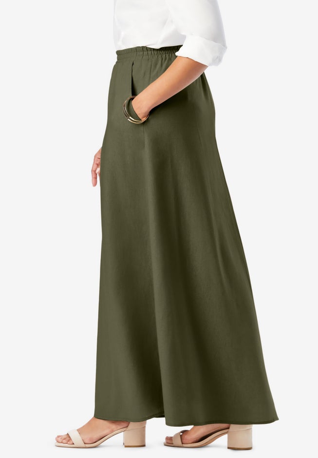 Linen Maxi Skirt image number 2