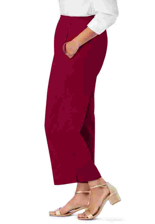 Wide Leg Linen Crop Pant image number 2