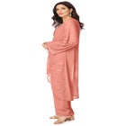 Plus Size Beaded Georgette 3-piece Pant Set &ndash; Formal Wear image number null