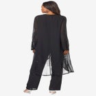 Plus Size Beaded Georgette 3-piece Pant Set – Formal Wear image number null