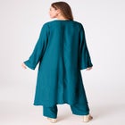 Plus Size Beaded Georgette 3-piece Pant Set &ndash; Formal Wear image number null