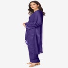 Plus Size Beaded Georgette 3-piece Pant Set – Formal Wear image number null