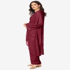 Plus Size Beaded Georgette 3-piece Pant Set – Formal Wear image number null