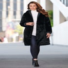 Plus Size 2-in-1 Puffer and Faux Fur Coat image number null