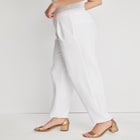 Stretch Knit Crepe Straight Leg Pants image number null