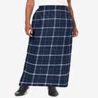 Side-Button Wool Skirt image number null
