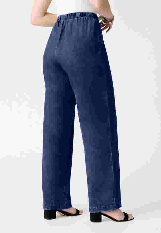 Comfort Stretch Wide Leg Jean image number 2