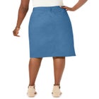 Stretch Cotton Chino Skirt image number null