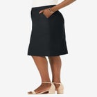 Stretch Cotton Chino Skirt image number null