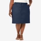 Stretch Cotton Chino Skirt image number null