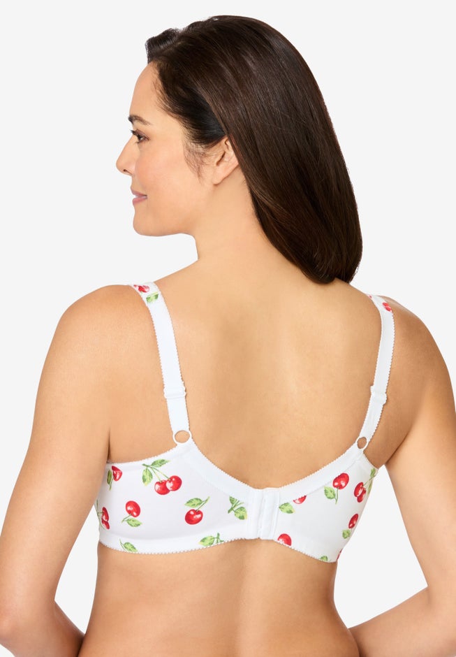 Cotton Back-Close Wireless Bra image number 2