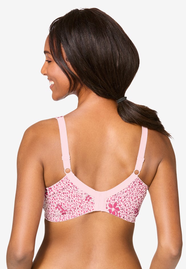 Cotton Back-Close Wireless Bra image number 1