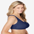 Cotton Back-Close Wireless Bra image number null