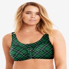 Cotton Back-Close Wireless Bra image number null