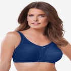 Cotton Back-Close Wireless Bra image number null