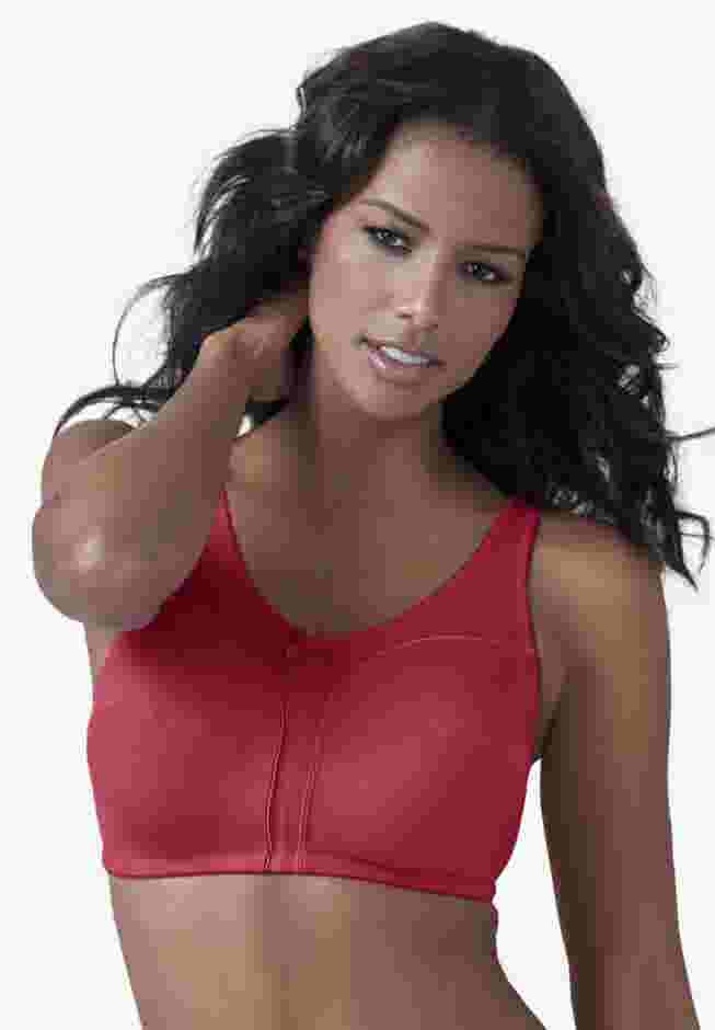 Cotton Back-Close Wireless Bra image number 7