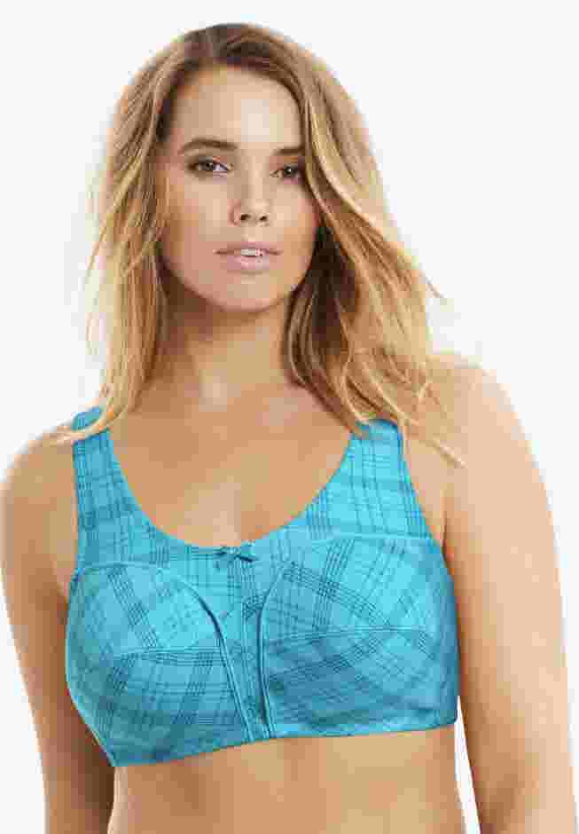 Cotton Back-Close Wireless Bra image number 0