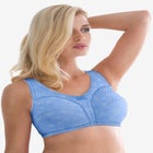 Cotton Back-Close Wireless Bra image number null