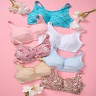 WIRELESS BACK-CLOSE COTTON BRA image number null
