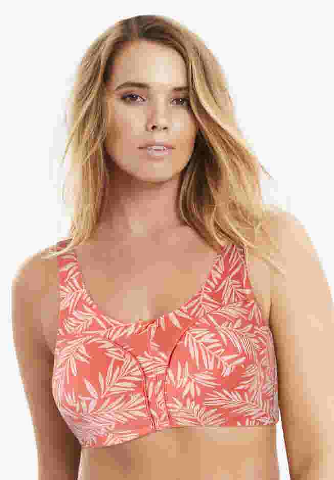 Cotton Back-Close Wireless Bra image number 0