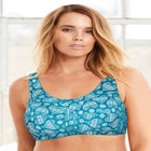 Cotton Back-Close Wireless Bra image number null