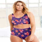 Cotton Back-Close Wireless Bra image number null