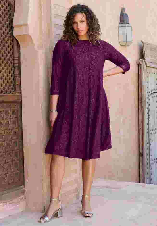 Lace Swing Dress image number 3