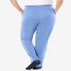 7-Day Straight-Leg Elastic-Waist Stretchy Knit Pant image number 2