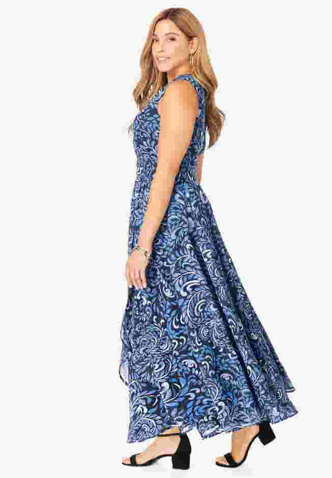 Georgette Flyaway Maxi Dress image number 2
