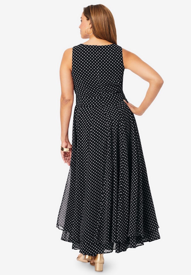 Georgette Flyaway Maxi Dress image number 1