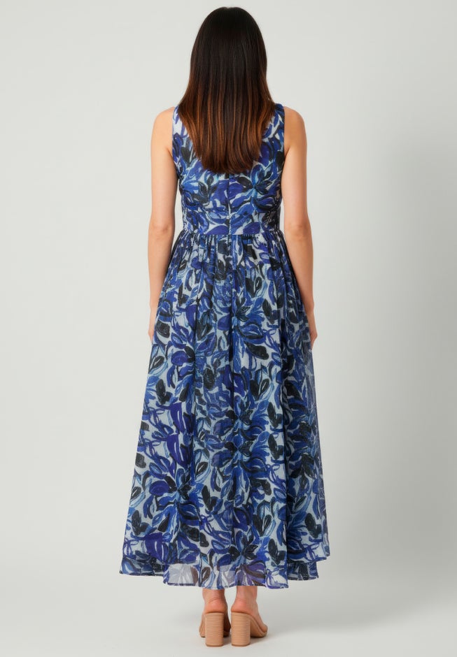 Georgette Flyaway Maxi Dress image number 1