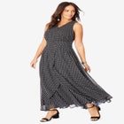 Georgette Flyaway Maxi Dress image number null
