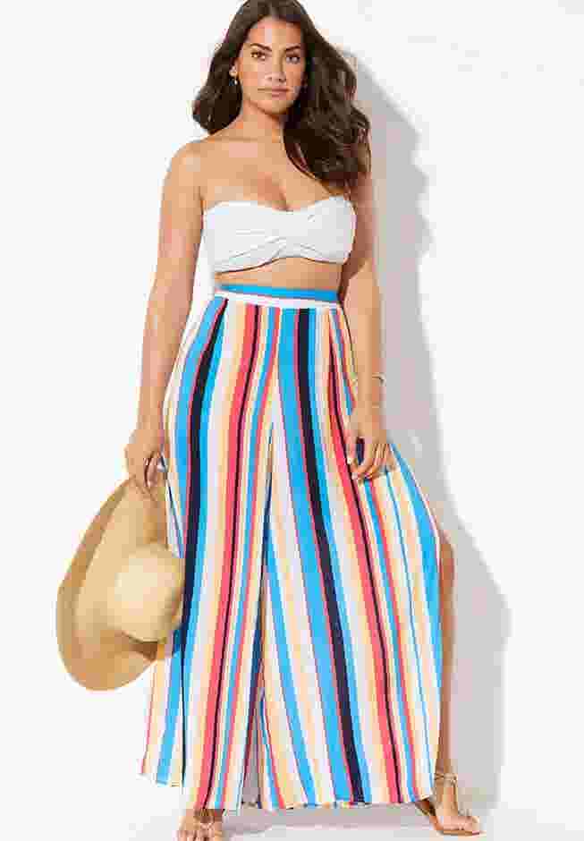 Mara Beach Pant with Side Slits image number 2
