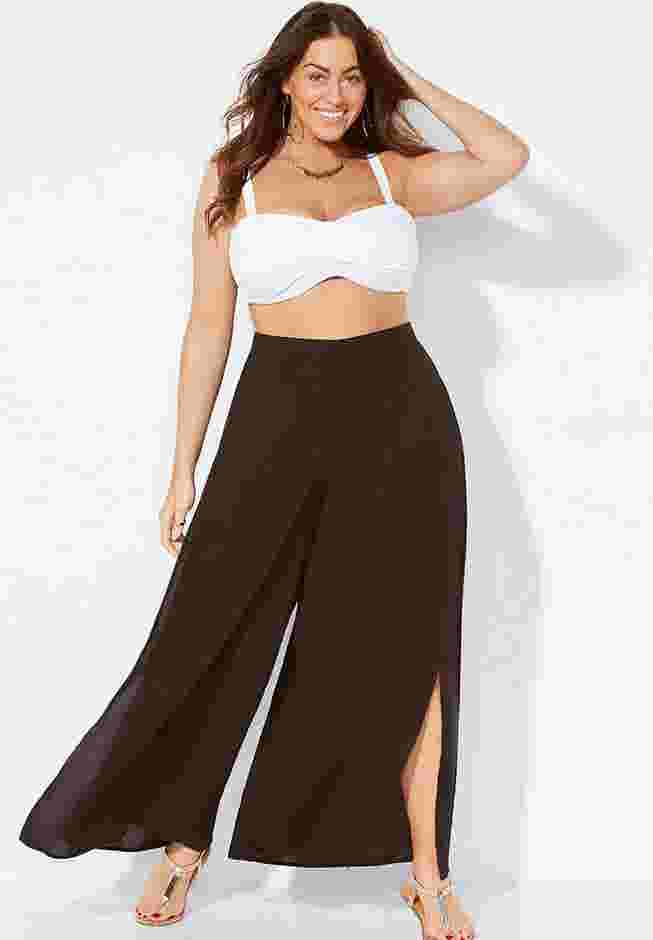 Mara Beach Pant with Side Slits image number 0